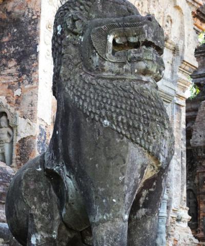 Lion protecteur - Preah Ko