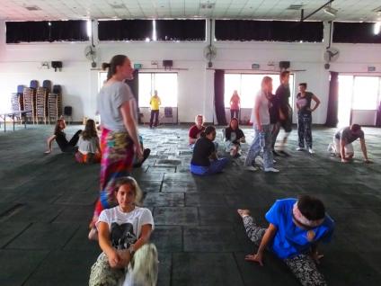 Cours de yoga - Népal 2015 © Doré. Elisa